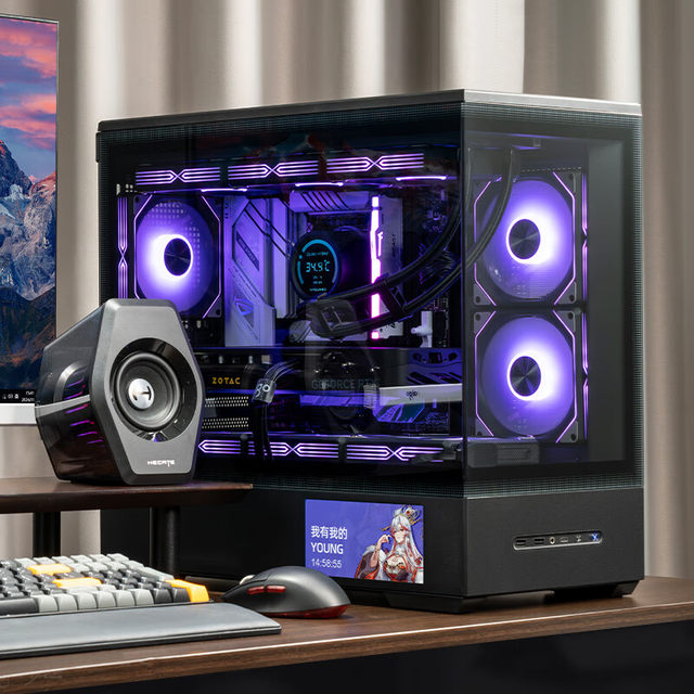 Patriot Xingcanlan Screen Display Edition Sea View Room Case Matx White 360 Water-Cooled Desktop Computer Case