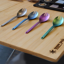 Japan SnowPeak titanium fork and spoon camping tableware spoon fork outdoor portable SCT-004 chopsticks