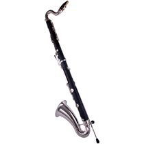 Bass clarinet B flat clarinet big black wind instrument bakelite material beginner grade examination professional performance