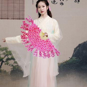 Sufa dance supplies peach blossom fan stage performance yangko dance daozi square dance dance hand fan dance dance flower
