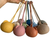 Pacifier storage box dust-proof baby teether chewing toy portable storage box when going out