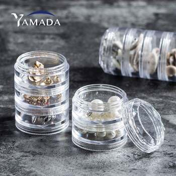 Box accessories storage box ring ring meishou nail box portable multi-layer ear stud diamond decoration box