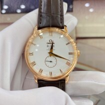 Secondhand Omega Butterfly Fly Series 18K Rose Gold 39mm Diamètre de la table Little three-pin fully automatic machinery Male table Business