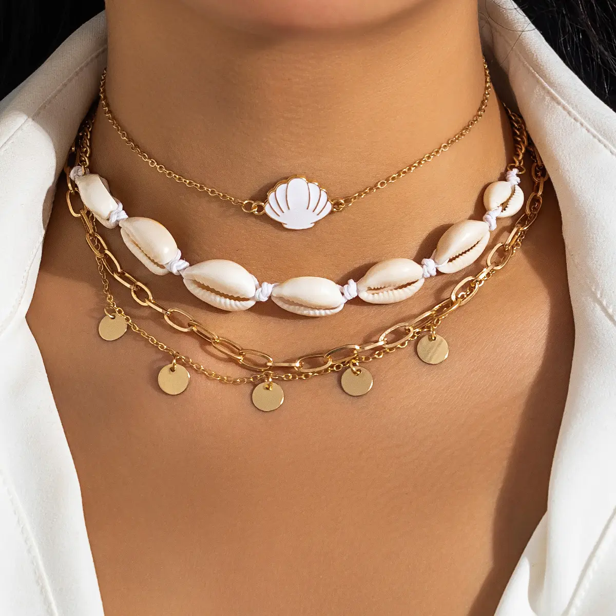 Boho Beaded Beach Necklace – Colorful Summer Ocean Style Jewelry O1CN01JYMWnM21q5N5FufnJ !!2217262617035