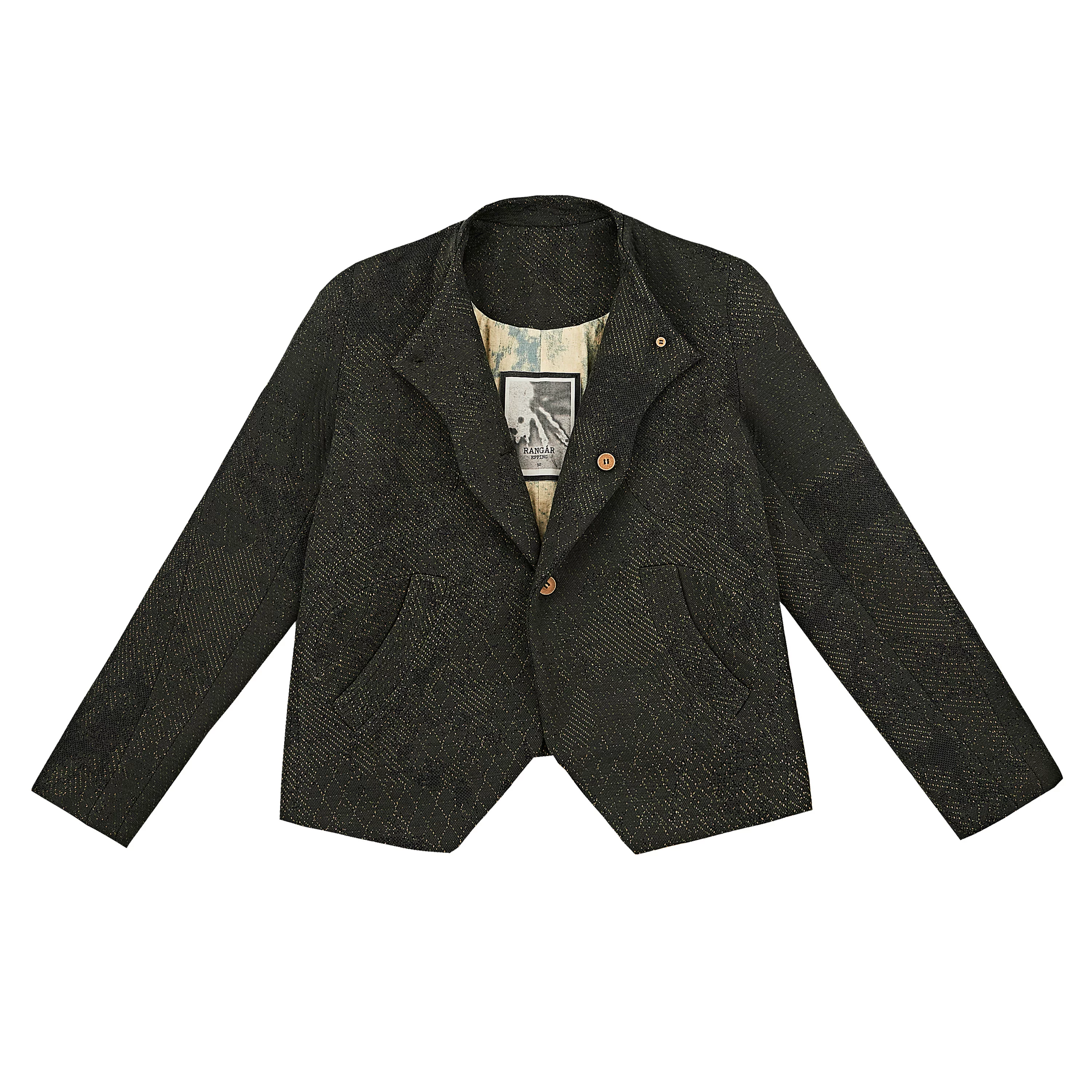 Rangar/ epping Hollow shoulder hollow shape Pine green spring jacket predetermined end