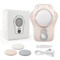 LED Electric Pedicure Foot Grinder with 3 Heads Portable Fil