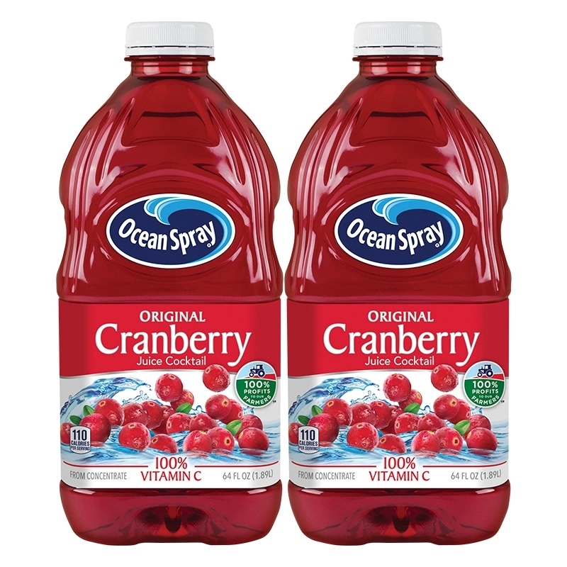 Ocean Spray优鲜沛蔓越莓汁进口果汁节日聚会饮料可调鸡尾酒饮品