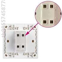 1 open double link one open triple link single open B concealed double control switch midway 86 three control multi-control household switch