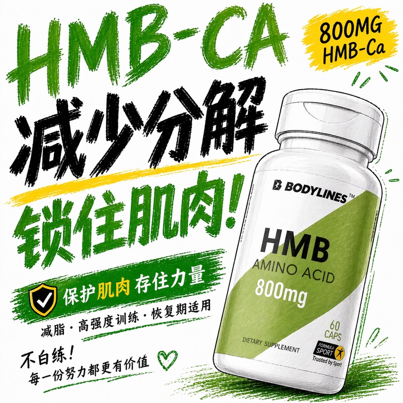 Special Offer: Hmb Amino Acid Calcium Hydroxymethylbutyrate for Fitness, Muscle Growth, and Inhibition of Protein Breakdown