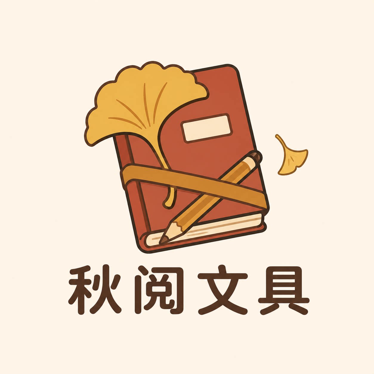 秋阅文具的LOGO