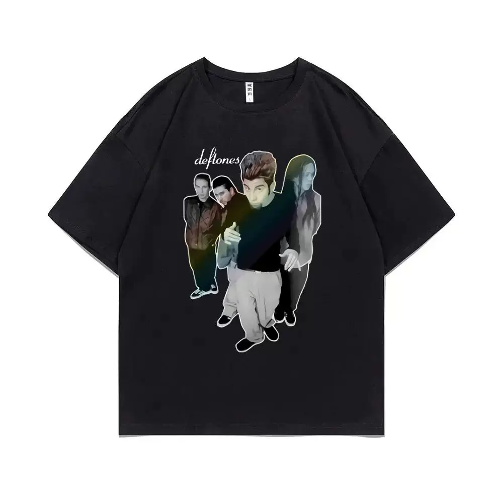 DEFTONES GIRL EYES CARTOON THIRTS 90s Винтажная мода Рубашка