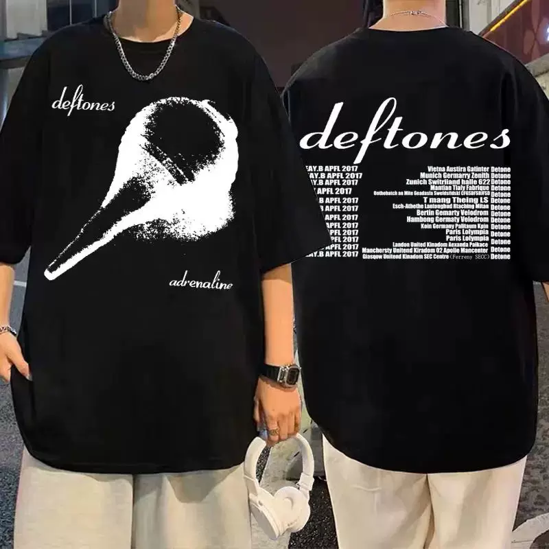 DEFTONES GIRL EYES CARTOON THIRTS 90s Винтажная мода Рубашка