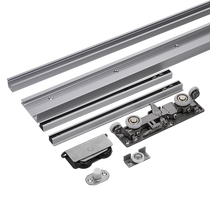 Good ghost door bathroom door hanging wheel hanging rail invisible track sliding door indoor bedroom translation hanging slide rail