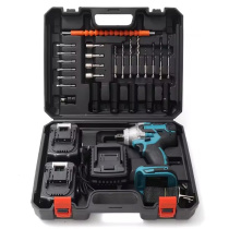 Brushless rechargeable multi-function impact wrench electric wind cannon for auto repair rack workers high torque lithium battery electric wrench