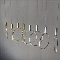 Clothing Store Hook Golden Silver Color Large Circle Steel Wire Shop Hang Clothes Rings Hanging Rings Hang Chain Hanging Chain