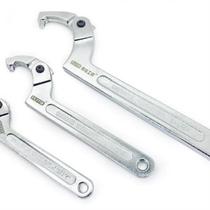 Crescent wrench chromium vanadium steel multifunctional adjustable hook motorcycle shock absorber wrench water meter round nut wrench