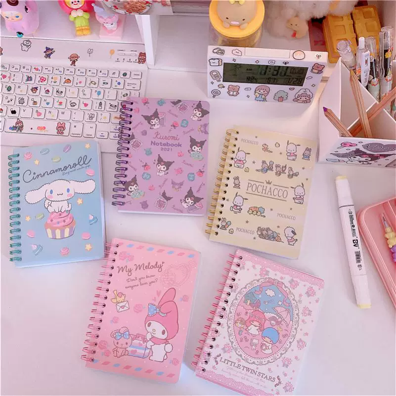 Kawaii Japanese Style Cute Cartoon Printed Pattern Notebook