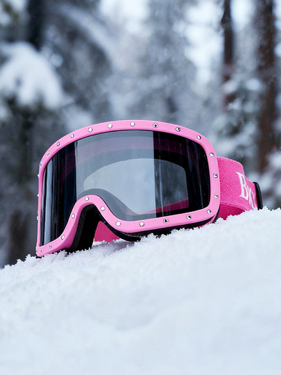 TUJIYD Professionelle Outdoor-Skibrille für Damen und Herren, tragbare Brille gegen Kurzsichtigkeit, doppelschichtige Antibeschlagbrille, Spezialausrüstung