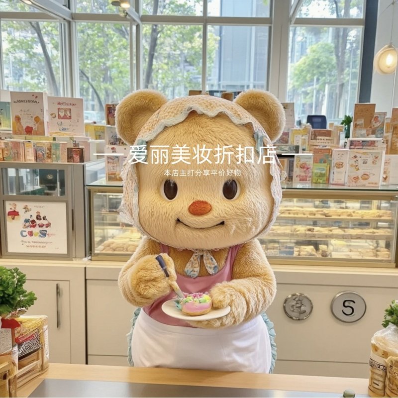 爱丽美妆折扣店的LOGO