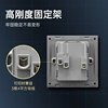 Bull G56.G57 Ultra-Thin Mountain Gray Switch Socket Panel 86 Type Concealed Butterfly Wing Single Switch Dual Control Five-Hole USB