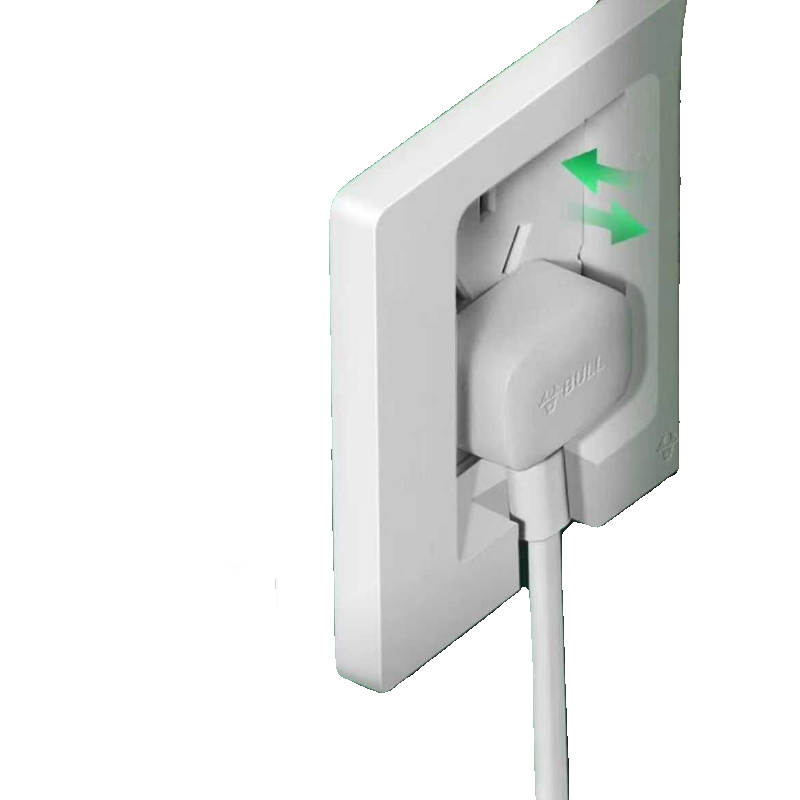 Bull Embedded Socket Refrigerator Built-In Five-Hole Hidden Invisible Socket Panel 86 Type Air Conditioner Special Five-Hole