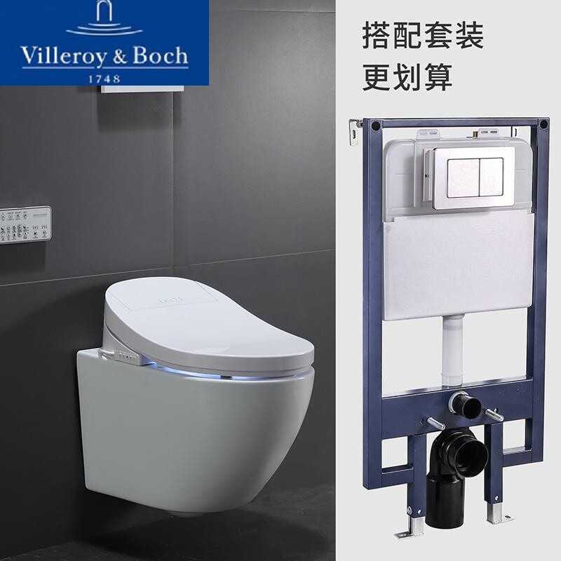 德国唯宝智能壁挂式马桶,悬空设计如何改变你的卫浴体验?🌟-壁挂式坐便器-淘宝好物网
