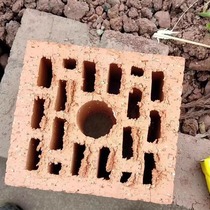Shale porous bricks A large number of red bricks porous load-bearing wall tiles Large construction special manufacturers straight hair porous decorative bricks