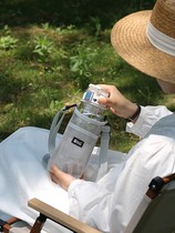 Multifunctional portable kettle thermos cup cover tactical kettle bag outdoor sports large capacity diagonal portable utility bag