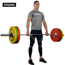 Ruisi bell plate 150kg Olympic pole set stainless steel wheel hub weight plate CPU tasteless Olympic competition film