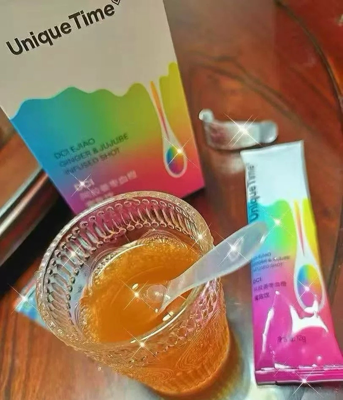 Unique Time Ut Dci Donkey-Hide Gelatin, Ginger, Jujube, Blood Orange, and Honey Spoon Drink