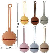 Danish silicone gel appeasement pacifier cashier bag box original single out for portable dust-proof baby lion baby