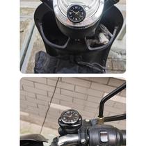 Suitable for electric motorcycle instrument small clock luminous car on-board time rain-proof adhesive battery car