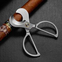 Cigar scissors classic handle sharp portable large diameter cigar scissors cutter gift box for boyfriend
