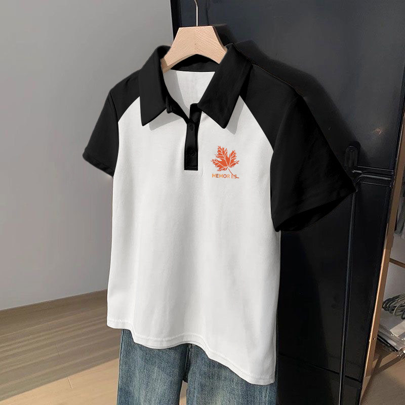 前黑白点地凹两色短袖设计，这款潮搭是否适合你？