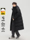 Woodpecker Long down Jacket for Men 2025 Winter New Outdoor Sports Fleece-Lined Warm Hooded Over-The-Knee Coat K