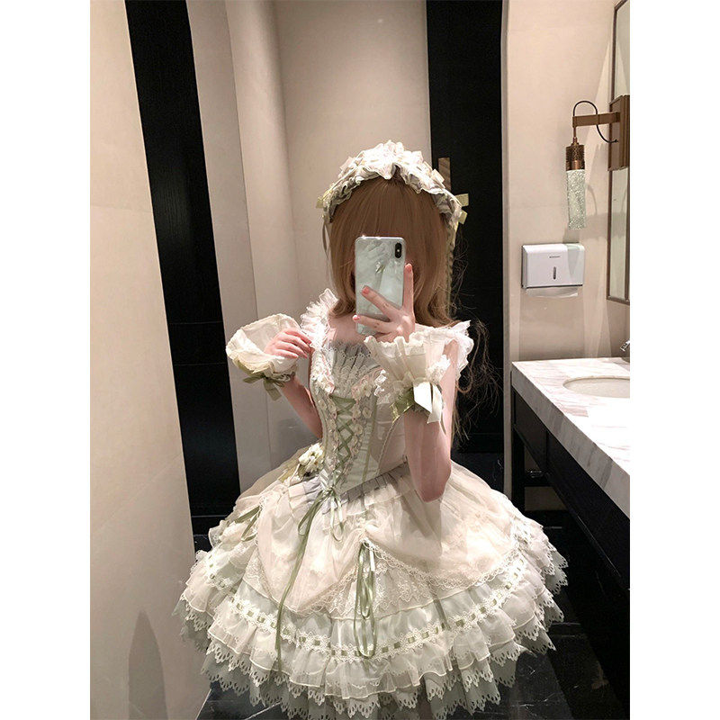 可爱甜美Lolita裙洋装优雅CLA连衣裙，温柔如你_lolita洛丽塔_淘宝游戏网