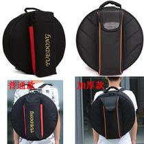 14-inch snare drum bag with pulleys checked instrument bag drum rack drum stick bag cover thickened backpack