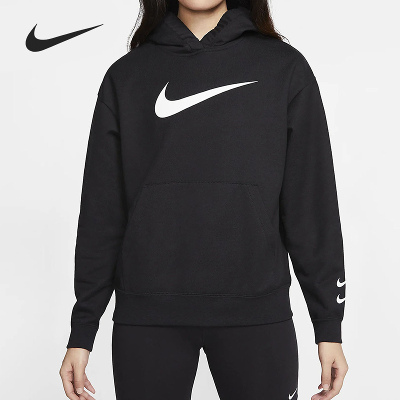 Nike Authentic 2021 New Women's Sports Casual Hooded Pullover Sweatshirt Cj3762-010 Nike Authentic 2021 New Women's Sports Casual Hooded Pullover Sweatshirt Cj3762-010