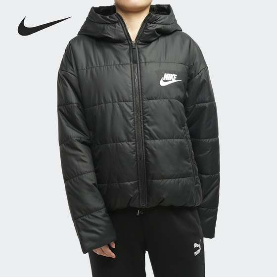 
Nike/Nike authentic women's warm hooded woven fashionable casual sports short cotton jacket CZ1467