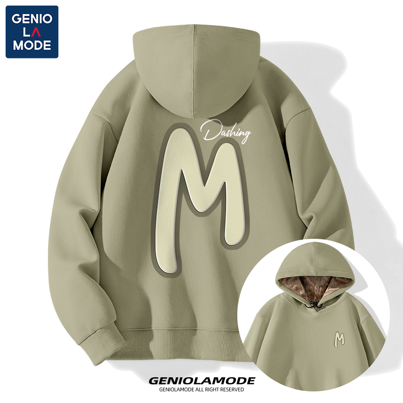 Semir Group Herren pullover Herbst und Winter neue Jugend dicke amerikanische Kapuze plus Samt Paar Tops trendy