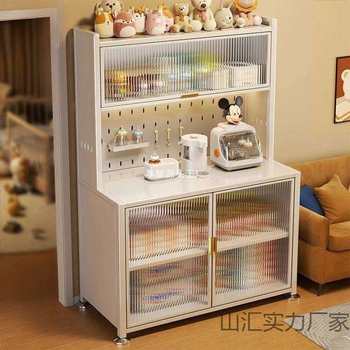 Kitchen baby feeding table storage cabinet baby products storage rack floor-standing large capacity storage cabinet