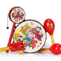 New childrens rocking toy handball to coax the baby to bite and sound small sand hammer 3-6 months old male and female infants