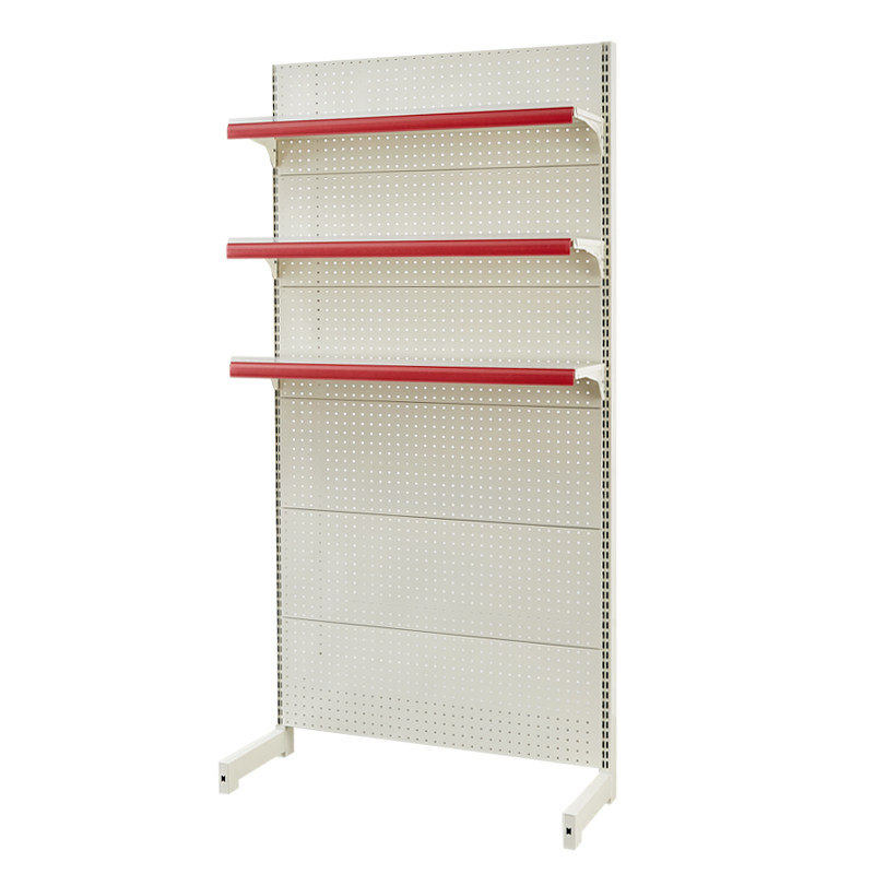 Hot selling supermarket freezer above shelf convenience store ice cream freezer beverage shelf refrigerator shelf hole board display