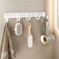 New punch-free hook strong adhesive bathroom door entrance load-bearing clothes hanger wall adhesive hook wall coat and hat