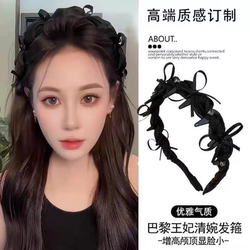 파리의 공주 Qingwan의 머리띠 여성 하이 두개골 상단 헤어 카드
