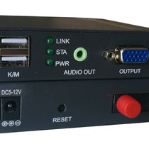Extremely fast high-definition VGA optical fiber extender VGA optical transceiver with optional KVM function VGA video optical transceiver