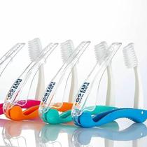 New durable and portable travel folding toothbrush soft bristles dust-proof with cover compact oral carry home use