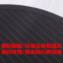 New folding dining table Nordic simple plastic folding table home dining round table dormitory dormitory table stall