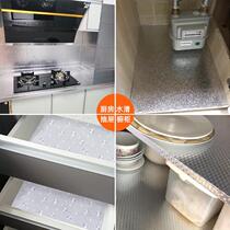 Kitchen oil-proof sticker aluminum foil waterproof and moisture-proof pad drawer cabinet self-adhesive thickened countertop paper renovation wardrobe