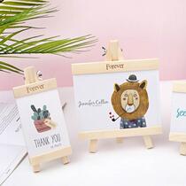 Creative and personalized small easel photo frame decoration table Korean version cute 7-inch seven-inch wedding dress childrens photo frame picture frame